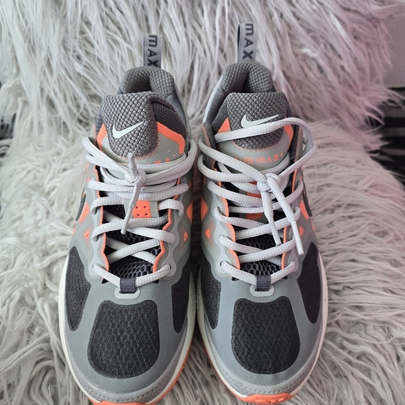 Nike AIR MAX Genome  Gray and Orange Sneakers - Picture 6 of 12